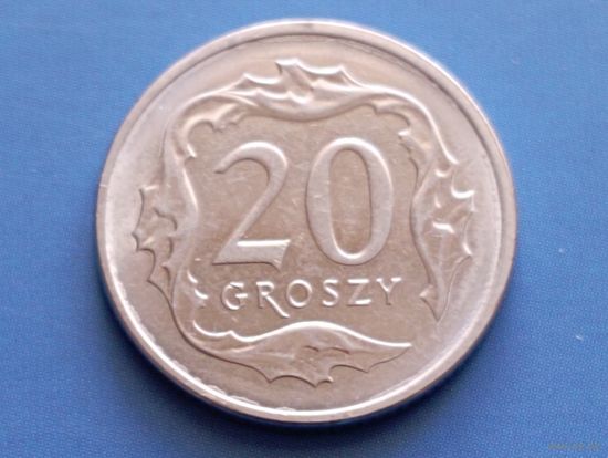 Польша. 20 грошей 2024. aUNC