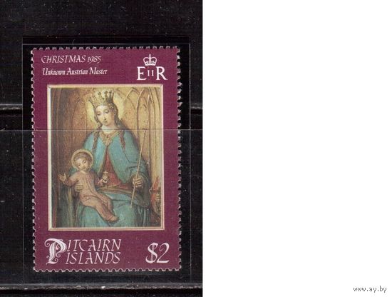 Питкэрн-1985,(Мих.273)  **  , Рождество,Искусство, Живопись
