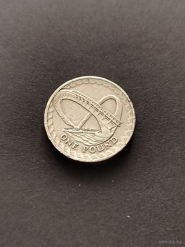 Монета 1 фунт, мост тысячелетия
