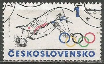 Чехословакия. Олимпиада Лос Анджелес'84. Прыжки. 1984г. Mi#2782.