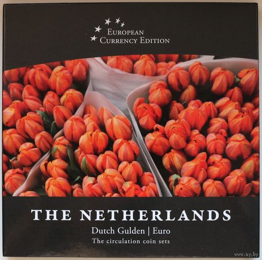 Набор монет "Нидерланды: гульден и евро" (5, 2 1/2, 1 гульдена)