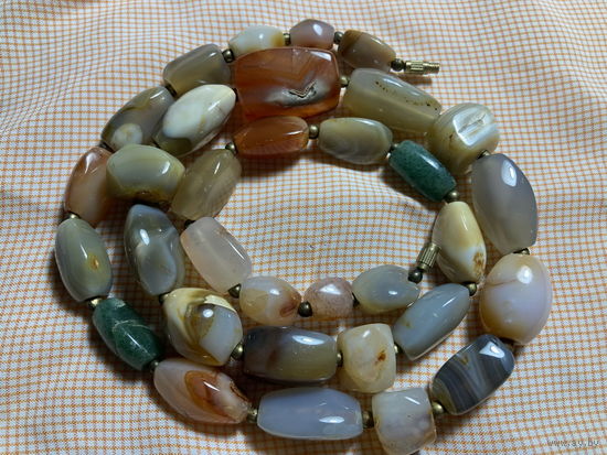 Бусы СССР Уральские самоцветы 66 см