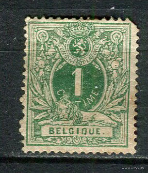 Бельгия - 1869/1880 - Цифры 1С - [Mi.23Aa] - 1 марка. MH.  (Лот 7GQ)-T41P1