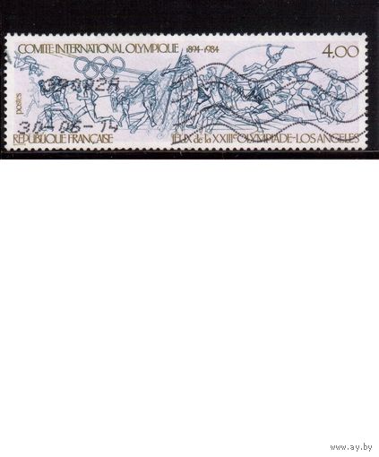 Франция-1984(Мих.2447) , гаш.,  Спорт , ОИ