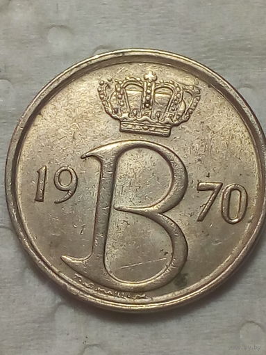 25 сантимов Бельгия 1970 год