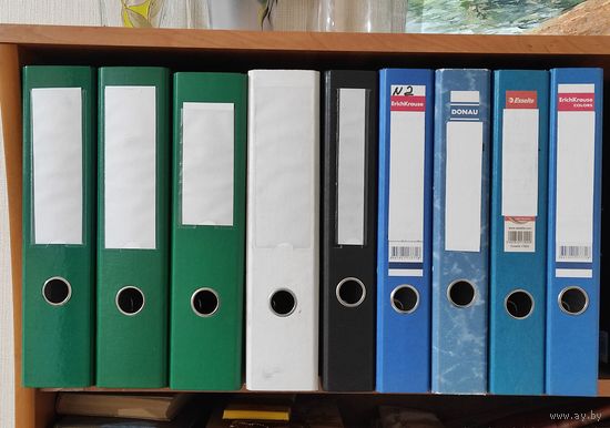 Папка-регистратор А4 50 и 70 мм 9 штук