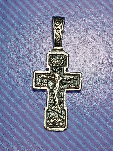 Крестик серебро 925 пробы .