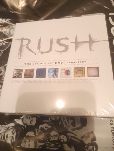 RUSH "THE STUDIO ALBUMS 1989-2007" 7CD  BOX SET 2013 EUROPE ATLANTIC 8122796508 -  - ORIG - NM-