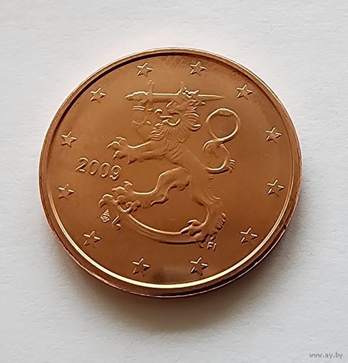 Финляндия 5 евроцентов, 2009 UNC