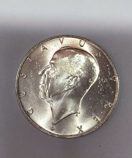 2 кроны 1938 Швеция в ярком штемпельном блеске