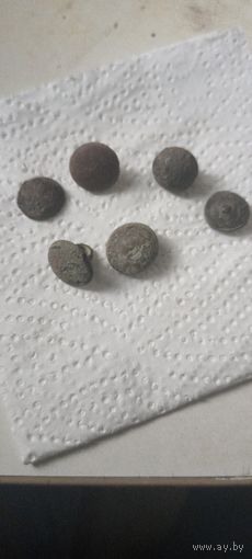 Пуговицы гирьки