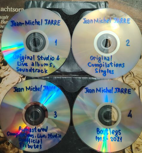 DVD MP3 полная дискография Jean-Michel JARRE (Electronic, Synthpop, Ambient, Experimental, World, Ethnic, Downtempo) - 4 DVD
