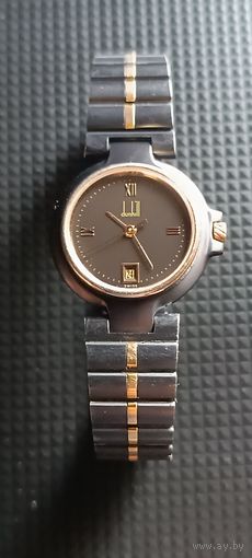 Брендовые кварцевые женские часы Dunhill Millennium. На полном ходу.