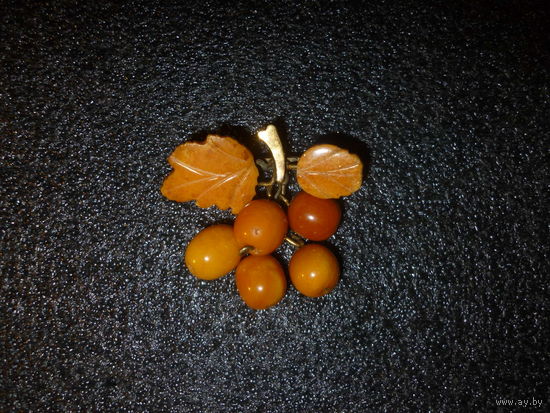 Антикварная Янтарная Брошь. Кенигсберг. RRR