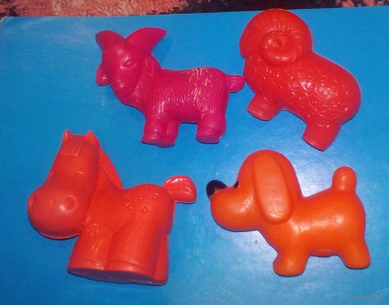 Игрушки животных небольшие,СССР.