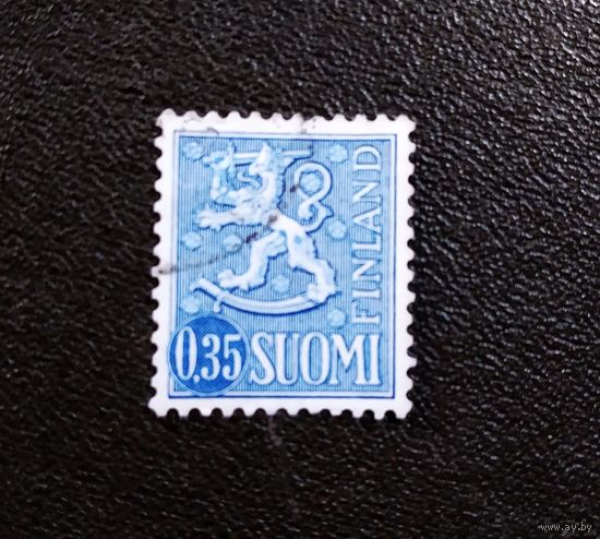 Марка Финляндия 1963 год Герб