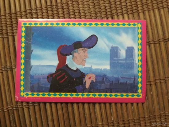 Наклейка PANINI Горбун из Нотр-Дам. номер 62. 1996 год