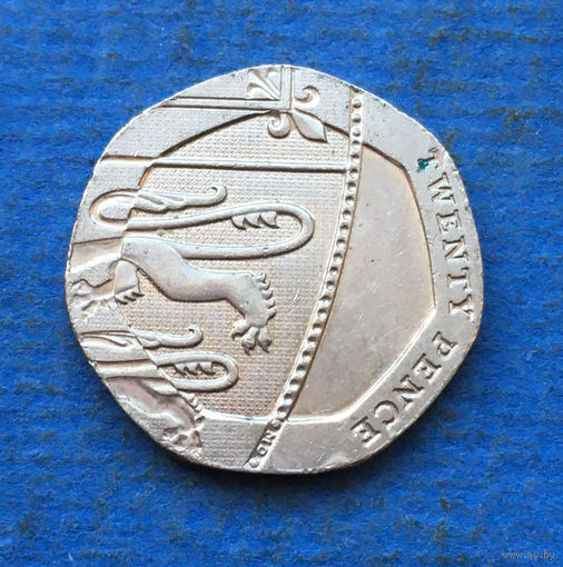 Великобритания 20 пенсов 2010