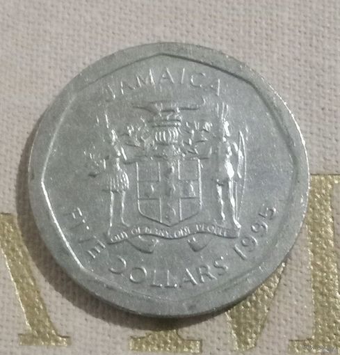 1 доллар Ямайка 1995 г.в.