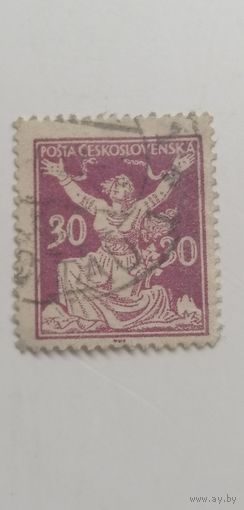 Чехословакия 1920. Стандартный выпуск.
