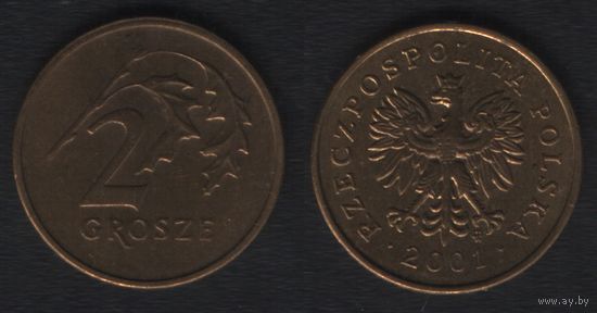 Польша y277 2 грош 2001 год (mw) (_alb2