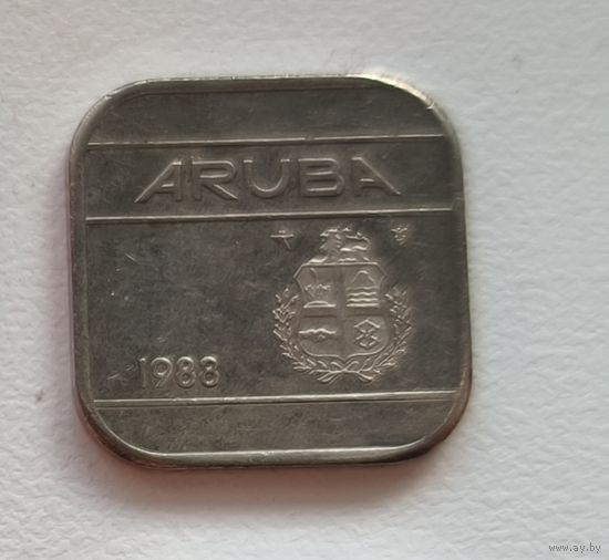 Аруба 50 центов, 1988 4-1-39
