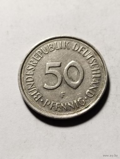 Германия 50 пфенинг 1984 F