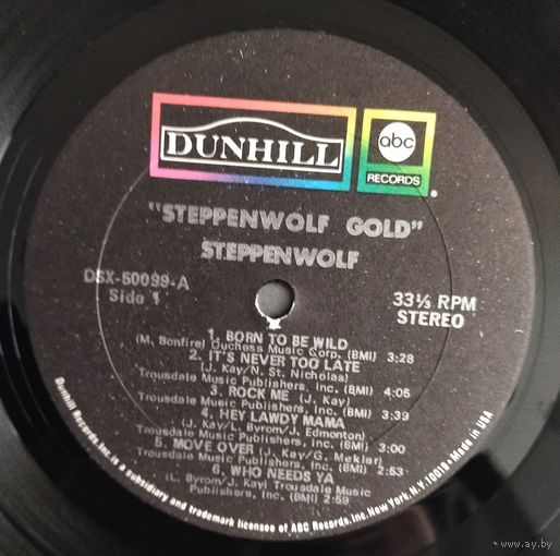 STEPPENWOLF  ,/Gold/ 1972, ABC, LP, EX, USA