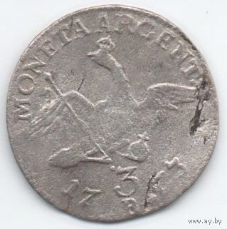 ПРОВИНЦИЯ СИЛЕЗИЯ /ПРУССКАЯ СИЛЕЗИЯ. КОРОЛЕВСТВО ПРУССИЯ/ 3 КРЕЙЦЕРА  1773 В /БРЕСЛАУ/