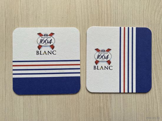 Подставка под пиво Kronenbourg 1664, No 18, размер 100х100