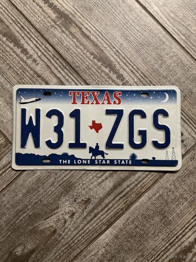 Номер авто (номерной знак) - Техас, США