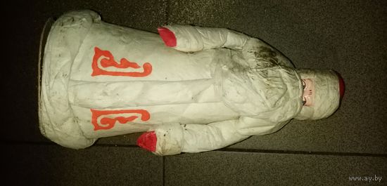 Дед мороз из ваты папье Маше.30см.