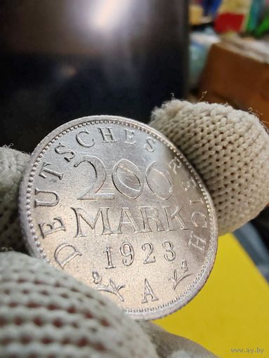 200 марок 1923 г. (А), Состояние супер,  СМОТРИТЕ ДР. МОИ ЛОТЫ.. Большая распродажа!