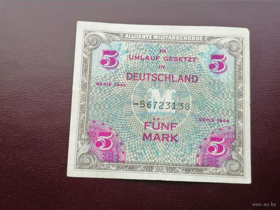 Германия 5 марок 1944