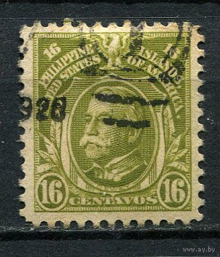 Американские колонии - Филиппины - 1936/1937 - Уильям Томас Сэмпсон 16С - [Mi.281Aa] - 1 марка. Гашеная.  (Лот 15GQ)-T41P1