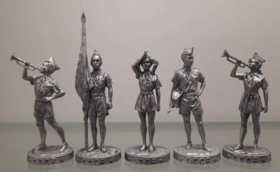 Статуэтки Пионерский отряд Пионеры СССР