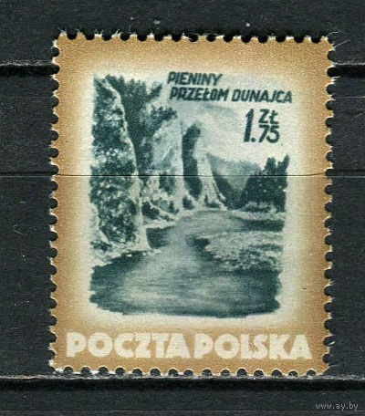 Польша - 1953 - Санатории и курорты 1,75Zl - [Mi.829] - 1 марка. MNH.  (Лот 44HS)-TG3P11