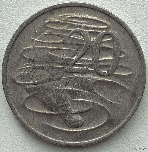 Австралия 20 центов 1976 г.