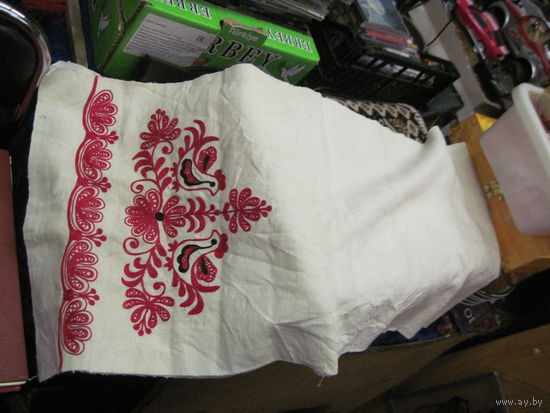 Старый домотканый рушник.