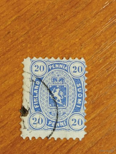 1875 Россия Великое княжество Финляндское Лин 11 герб (5-8)
