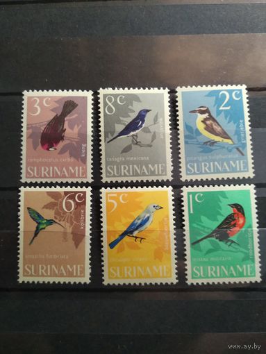 Суринам 1966 Птицы.