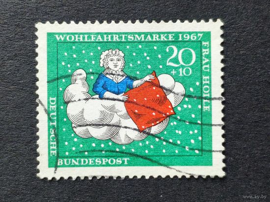 Германия 1967. Благотворительные почтовые марки - Сказки