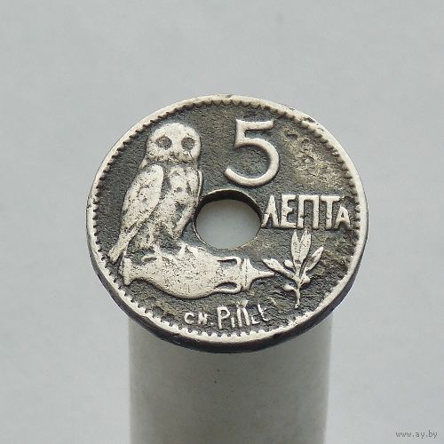 Греция 5 лепта 1912