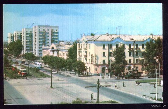1971 год Барнаул Проспект Трамвай