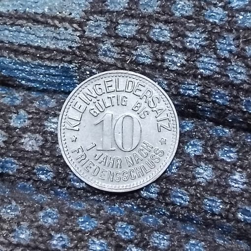 10 пфенниг(1918г.) Мойзельвитц.