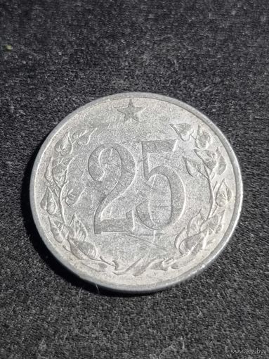 Чехословакия 25 геллеров 1953