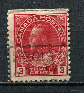 Канада - 1922/1925 - Король Гекорг V 3С - [Mi.107E] - 1 марка. Гашеная.  (Лот 49Gz)-T4P37
