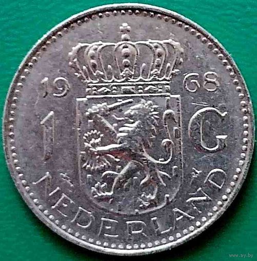 Нидерланды 1 гульден 1968 1