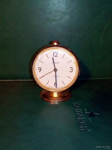 Часы будильник Слава SLAVA в работу 2