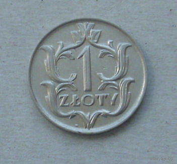 1 злотый 1929 года. 24-я.